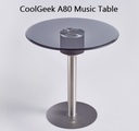 CoolGeek Athena A80 Bluetooth Speaker Glass table
