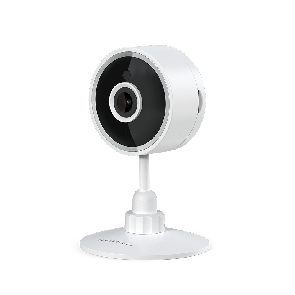 POWEROLOGY WiFi Smart Home Camera 105° Wide Angle Camera Lens  With Motion detection sensor