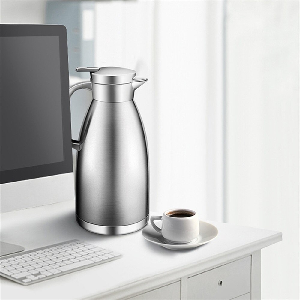 Double Walled Stainless Steel Thermal Kettle / Flask 1.8L