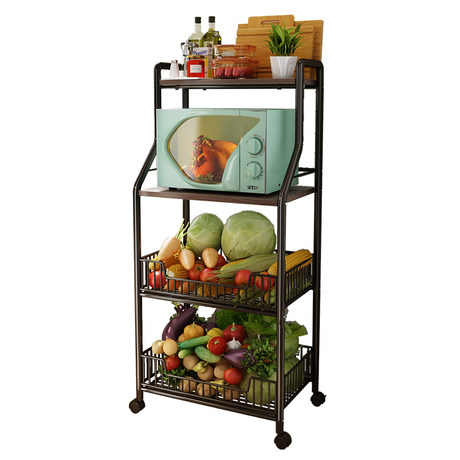 Kitchen Multi-Layer For Microwave And Oven For Vegetable Storage