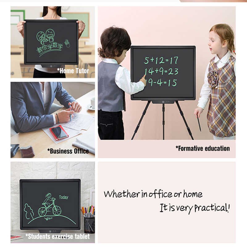 LCD Writing Tablet Digital Drawing Writing Board 20 inch Smart Handwriting Pad With Stand