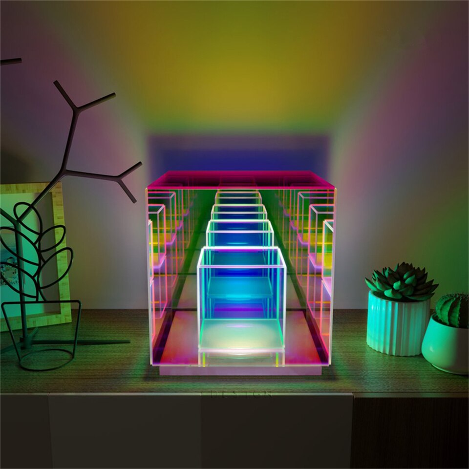 ‏‏‎Noxu Design‎ Infinity Cube Lamp