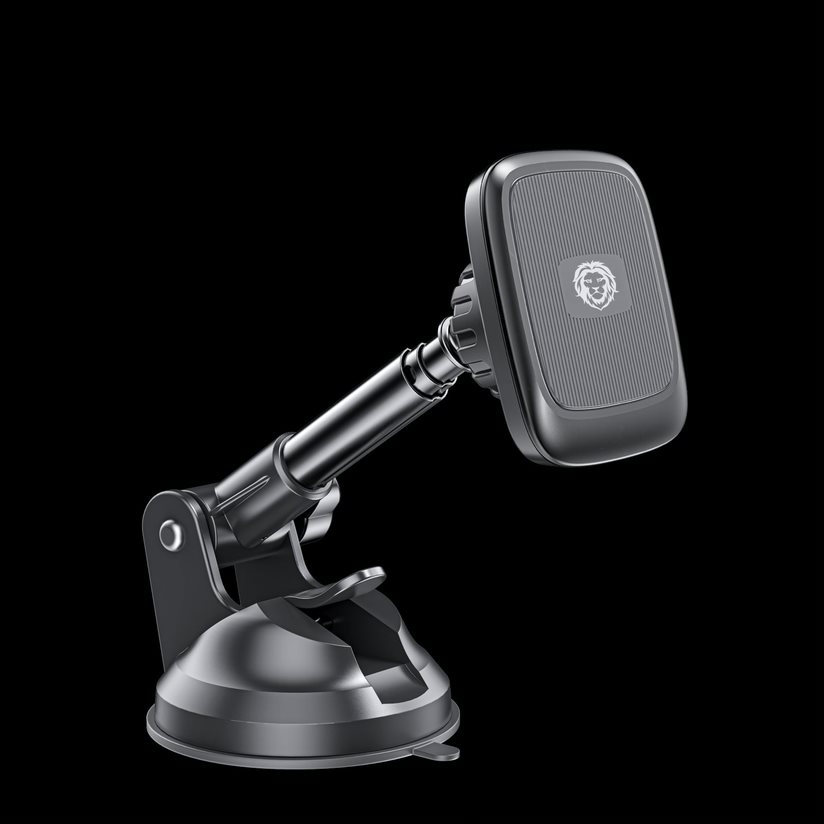 GREEN PETRACTABLE OR SUCTION BRACKET CAR MAGNETIC PHONE HOLDER