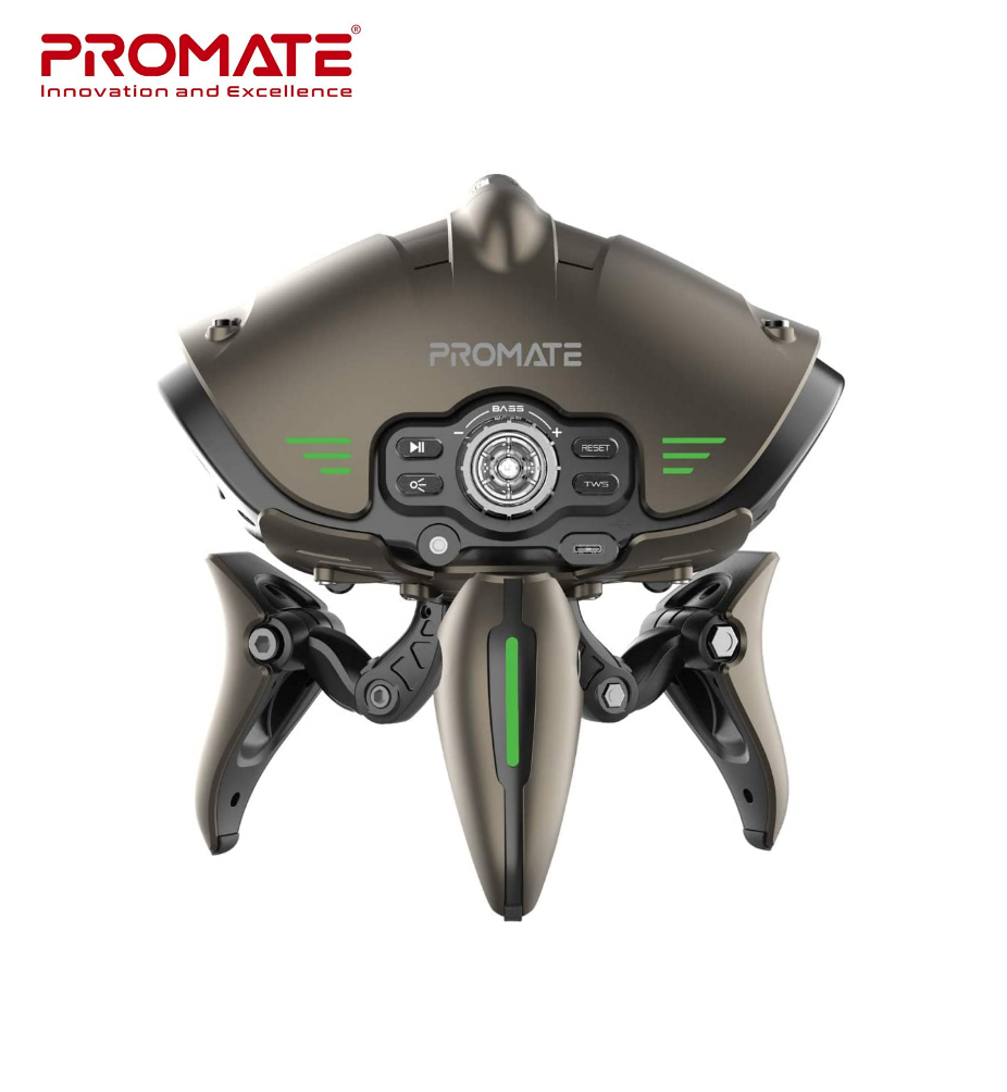 Promate Sci-Fi 30W High Definition TWS Speaker - Invader