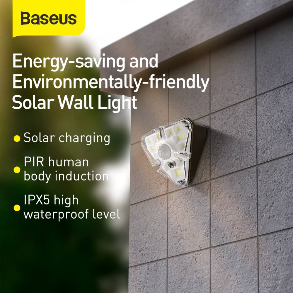 Baseus Wall Lamp Energy Collection Series Triangle Shape 1 Pc DGNEN-01