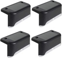 Outdoor LED (4 Pack) Waterproof Solar Light For | Stairs, Steps, Fence, Patio, Driveway |