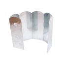 OMEGA | 30CM | STAINLESS STEEL BBQ CAMPING STOVE WINDSHIELD SCREEN