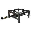 Single Square Profile Portable Camping & BBQ Burner Iron Gaz Stove