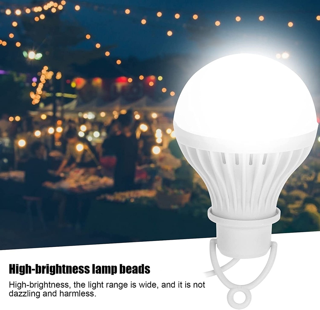 ELECTRIC RECHARGEABLE USB ENERGY SAVING LED LIGHT BULB FOR OUTDOOR'S CAMPING