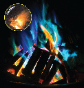 MAGICAL COLORFUL FIRE FLAME'S ON WOOD BURNING POWDER FOR OUDOOR'S & CAMPING