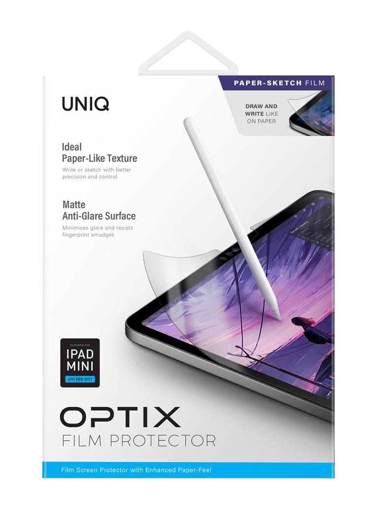 UNIQ iPAD OPTIX FILM PROTECTOR PAPER - SKETCH FILM MADE FOR APPLE PENCIL TO DRAW & WRITE LIKE ON PAPER