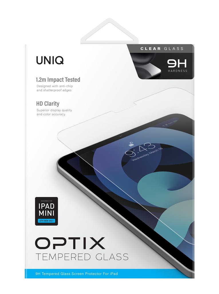 UNIQ OPTIX TEMPERED GLASS SCREEN PROTECTOR iPAD TRUE CLARITY SCREEN COLOR'S