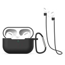Airpod 3 & airpod Pro | 4 In 1 | Silicone Earphone Protective Case + Hook + Anti-lost Ear Hooks + Anti-Lost Rope Set