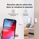 AQARA Door & Window Wireless Mini Communication Smart Sensors For Smart Home Automation & Alarm System Compatible With Apple HomeKit & Alexa (MCCGQ11LM)