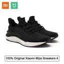 Xiaomi Mijia Sneakers 4 Men's Outdoor Sports Uni-moulding 4D Fishbone Lock System Knitting Upper Men Running Shoes