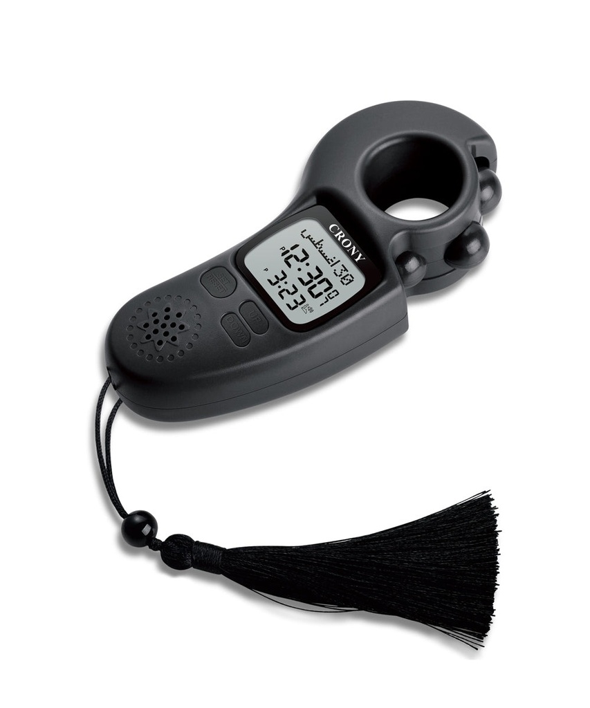 CRONY | 9335 | AZAN TASBIH Electronics Digital Tally Counter LED Light Prayer Digital Tasbeeh Beads Rosary