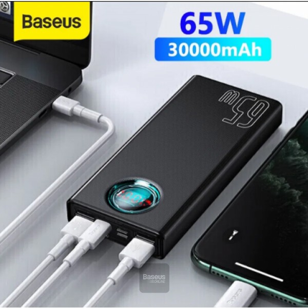 Baseus Amblight Digital Display Quick Power Bank 30000 65W BS-30KP365