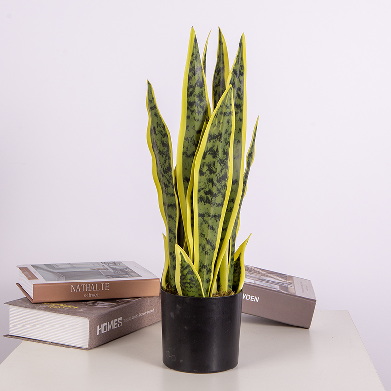 Hand-Made Ornament Small Artificial decoration Plant For Home & Office Decoration Snake Plant | C006 |