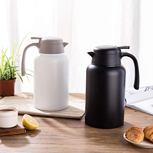 Sanvcat  | 2000ML | Three-Dimensional Thermos Large-Capacity Stainless Steel & Easy-To-Clean Household Thermos