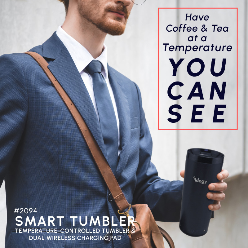 Smart Tumbler Self-Heating Travel Muggo with 3 hour Battery Life & 375ml capacity |Mug-003|