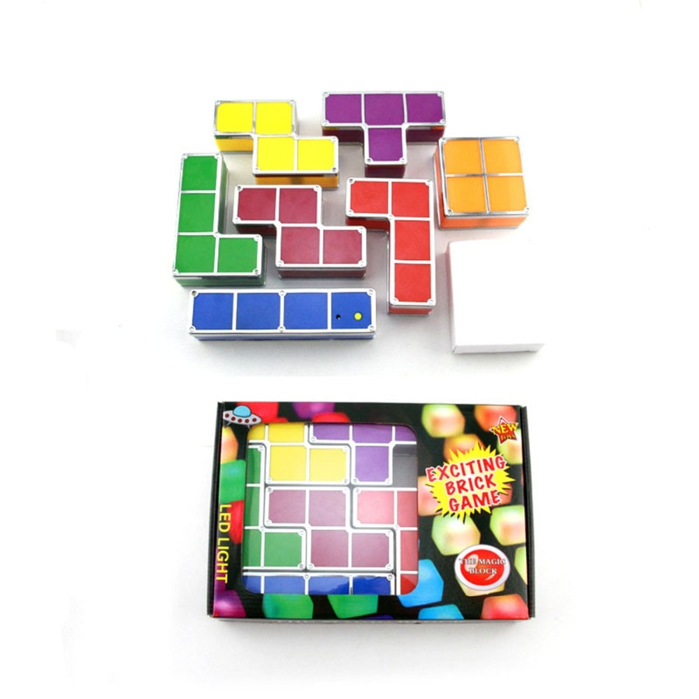 Exciting Brick Game The Magic Block Led Light 7 PCS