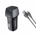 Porodo Ultimate Fast Car Charger With Dual USB Port