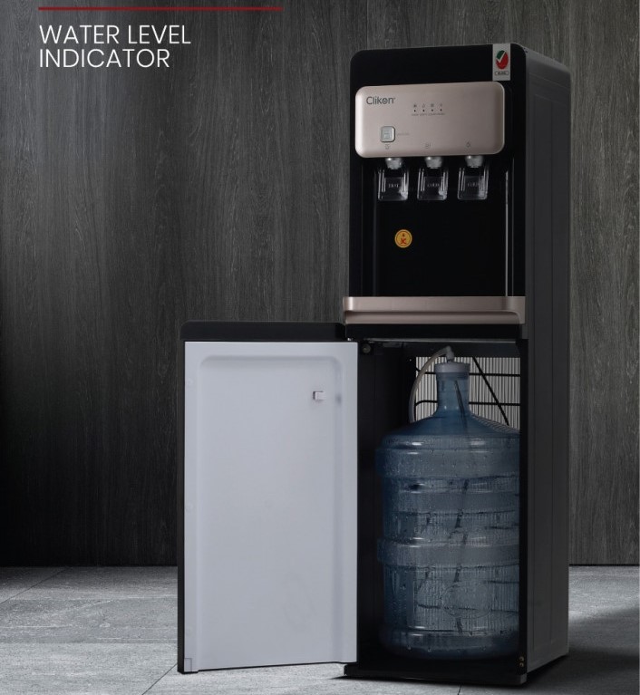 Clikon 5 Gallons Bottom-Filled Water Cooler With 3 Pines Hot & Cold  | CK4053 |
