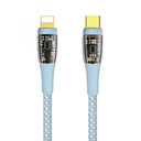 WIWU 20W INTELLIGENT TRANSPARENT TYPE-C TO IOS FAST CHARGING & DATA CABLE | TM01 |