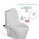 Bathroom Bidet Toilet Fresh Water Spray Clean Seat Non-Electric Attachment Kit