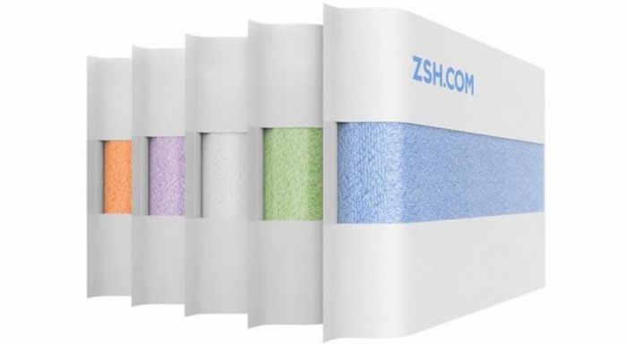 Xiaomi Mi ZSH Face and Bath Towels A-1170 4pcs Set WHITE and BLUE