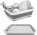 Multi-Functional Silicone Adjustable Basket For Washing Vegetable , Fruits & For Dishes Draining Rack Usage