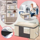 Professional Clothes Comforter Storage Bag Large Capacity Organizer With Reinforced Handle