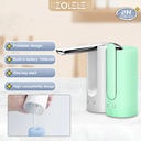 Zolele ZL100 Automatic Folding Water Pump Compatible With Various Type Of Barrels 1200mAh Battery USB Charging - White