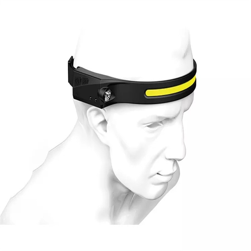 Induction Rechargeable 350 Lumens Headlamp YT200 Usb Rechargeable and Sensor