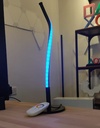 مصباح طاولة LED حديث بتصميم حلزوني مع 3 أوضاع ألوان و10 مستويات سطوع للمكتب وطاولة السرير وغرفة المعيشة وغرفة النوم والمكتب | 129389 |