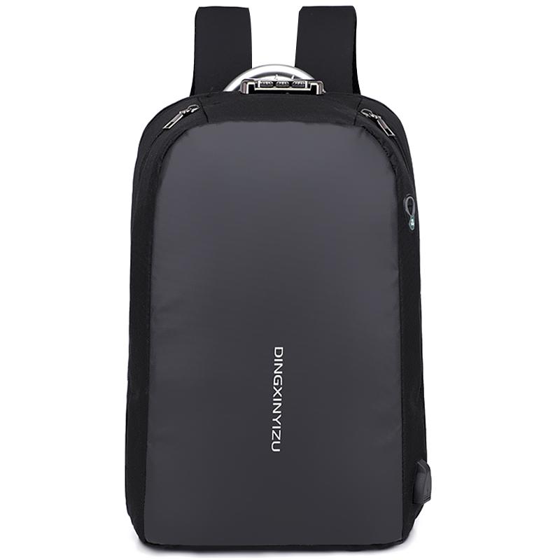 DINGXINYIZU USB Interface Charging Backpack Casual Anti-Theft Student Bag
