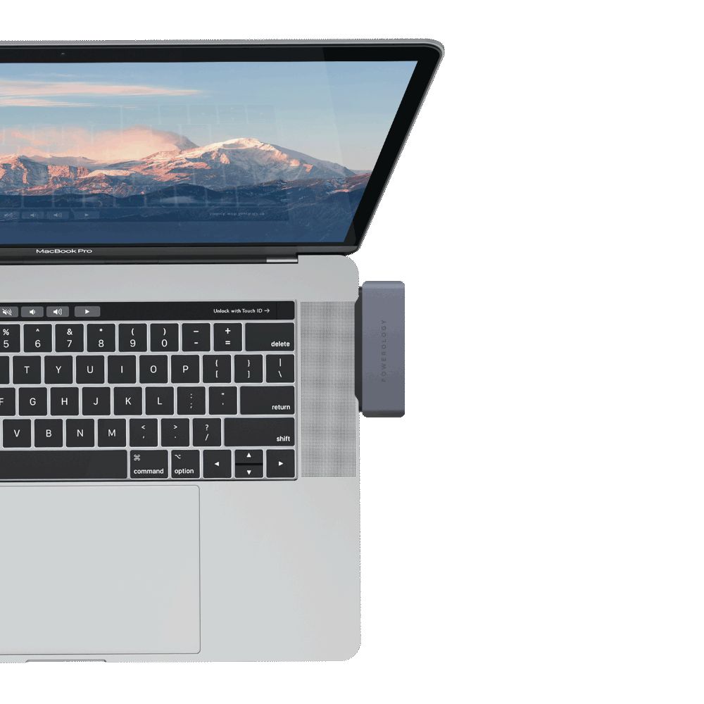 POWEROLOGY 4in1 USB-C HUB with HDMI,USB and AUX -P41PACHGY