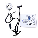 Professional Live Stream with LED Ring Light and Phone Holder 