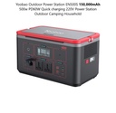 Yoobao Outdoor Power Station EN500S 150000mAh 500w PD60W Quick charging 220V Power Station Outdoor Camping Household