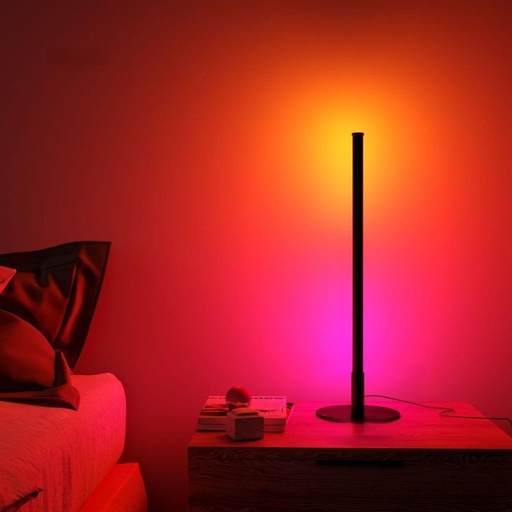 [2787-1] RGB TABLE LAMP WITH REMOTE | 129204 | (BLACK)