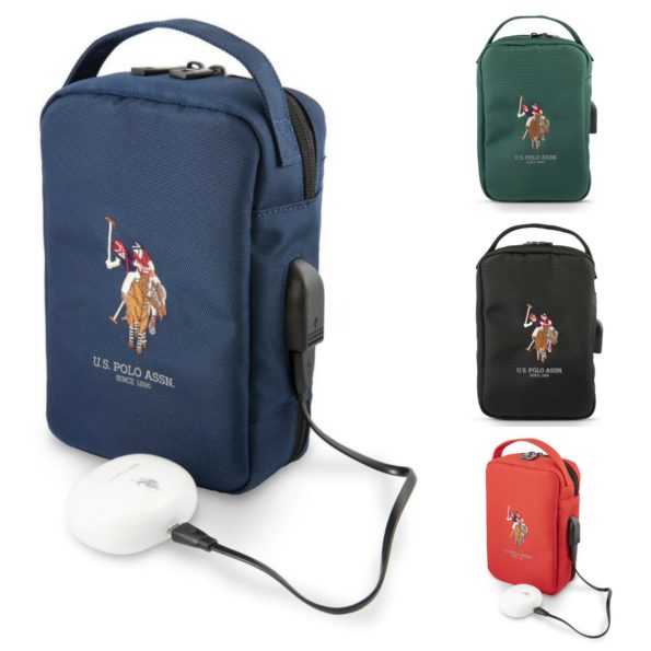 U.S.Polo Assn. Nylon Tablet Bag for Electronic Accessories