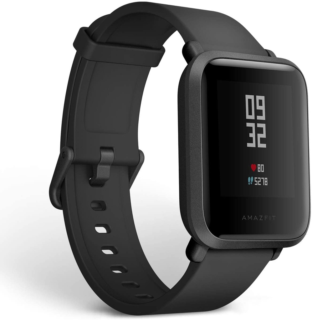 Amazfit Bip Smartwatch by Huami with All-Day Heart Rate and Activity Tracking, Sleep Monitoring, GPS, Ultra-Long Battery Life, Bluetooth, US Service ...‏