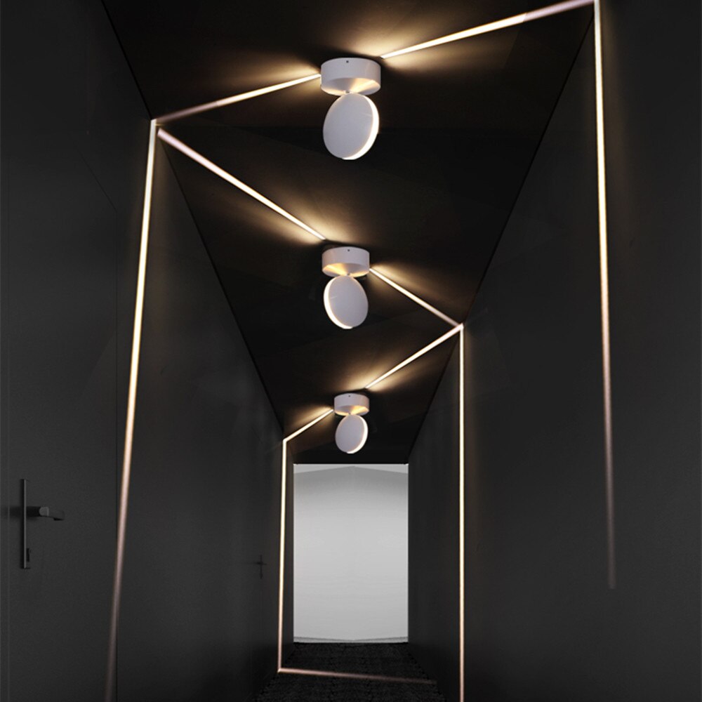 LED Window Sill Light 360 Degree RGB color remote led Ray Door Frame Line Wall Lamps