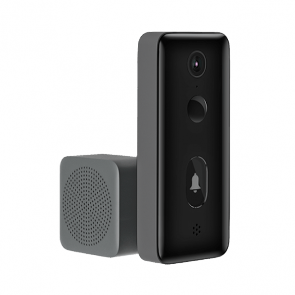 XIAOMI MIJIA 1080P HD Smart Video Doorbell 2 MJML02-FJ Infrared Night Vision Doorbell Two-Way Intercom Video Doorbell 139 ° HD Large Wide-Angle 1080P Intelligent AI Doorbell