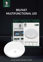 GREEN BELFAST MULTIFUNCTIONAL LED - GNBELMLWH 