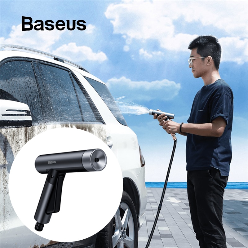 Baseus Car Washing Gun Sprayer Nozzle Magic Flexible Hose car wash spray nozzle Car Water Gun High Pressure Power Washer Garden Water Jet |CRXC01-B01|