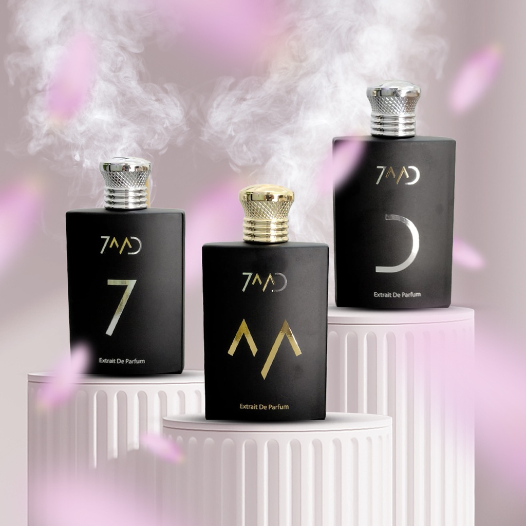 مجموعة عطور 7MD الفاخرة ذات الروائح الجميلة والفواحة والثباث العالي للرجال والنساء