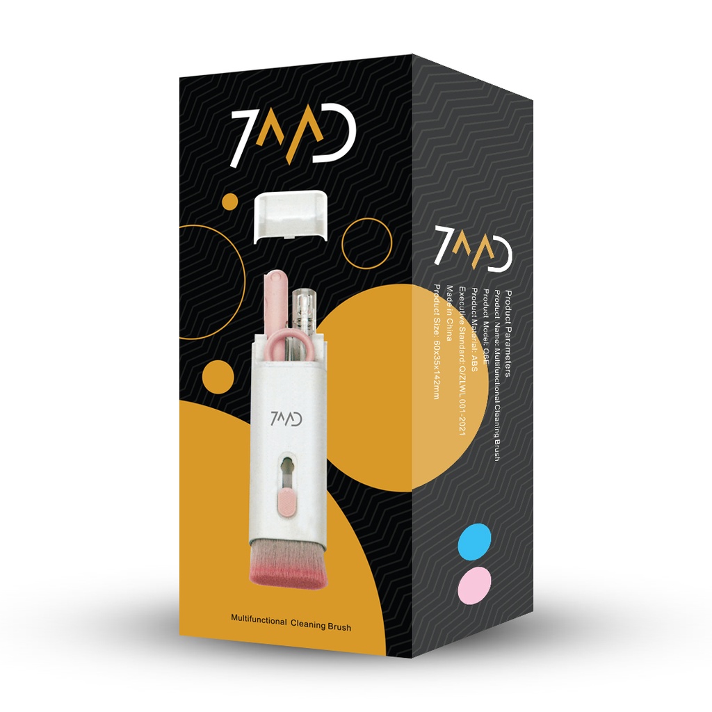 7MD Multifunctional Cleaning Brush | 7-in-1 Keyboard Cleaning Kit For Keyboard Headphone & Ele Screen | Q6E |