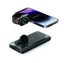 PORODO MULTI-DEVICE 1000 mAH SUPER-SLIM POWER BANK | PHONE + WATCH + EARBUDS SIMULTANEOUS CHARGER | PD-PBFCH021-BK |