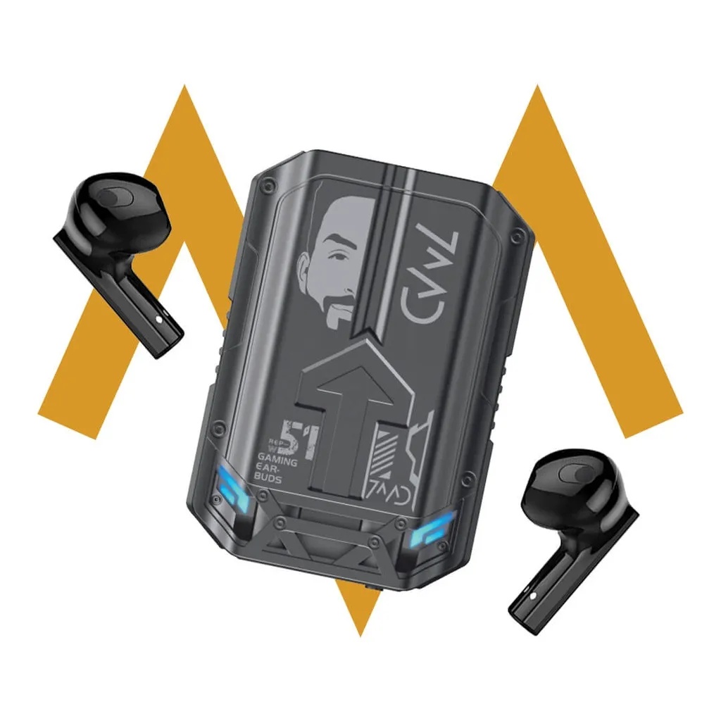 7MD Wireless Earbuds | Cool Appearance | Metal Material | Great Sound Quality | Noise Cancellation | Waterproof & Sweat Resistant | 2 Years Warranty | 7MD-W51 |